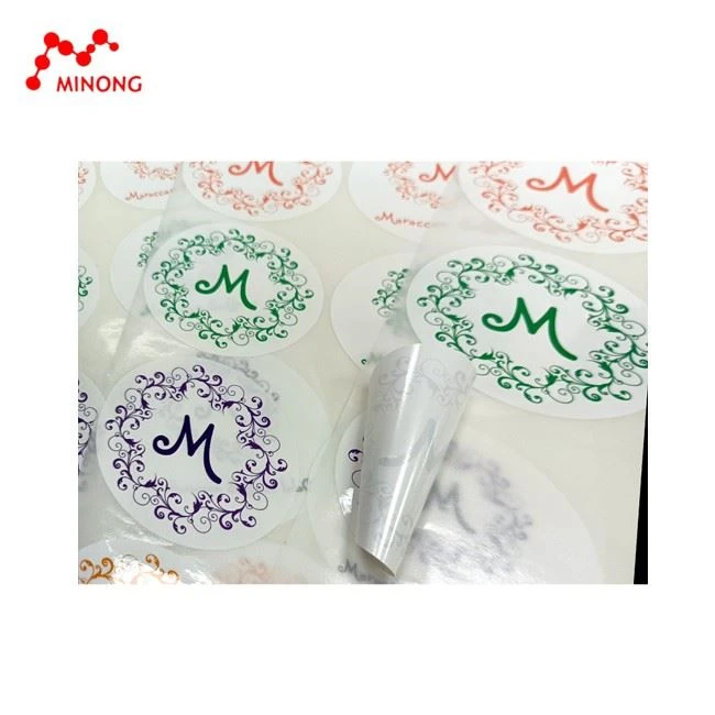 glossy transparent sticker paper